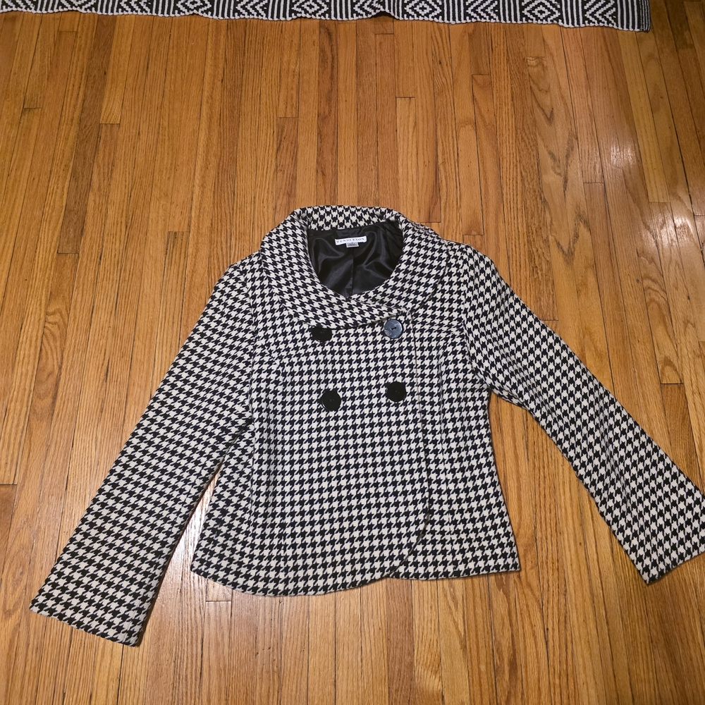 Pendleton Houndstooth Double-Breasted Women's Jac… - image 1